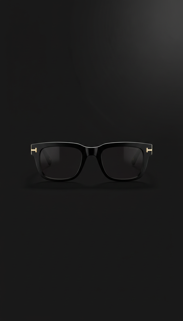 Titanium Sculpted Cat-Eye Frame