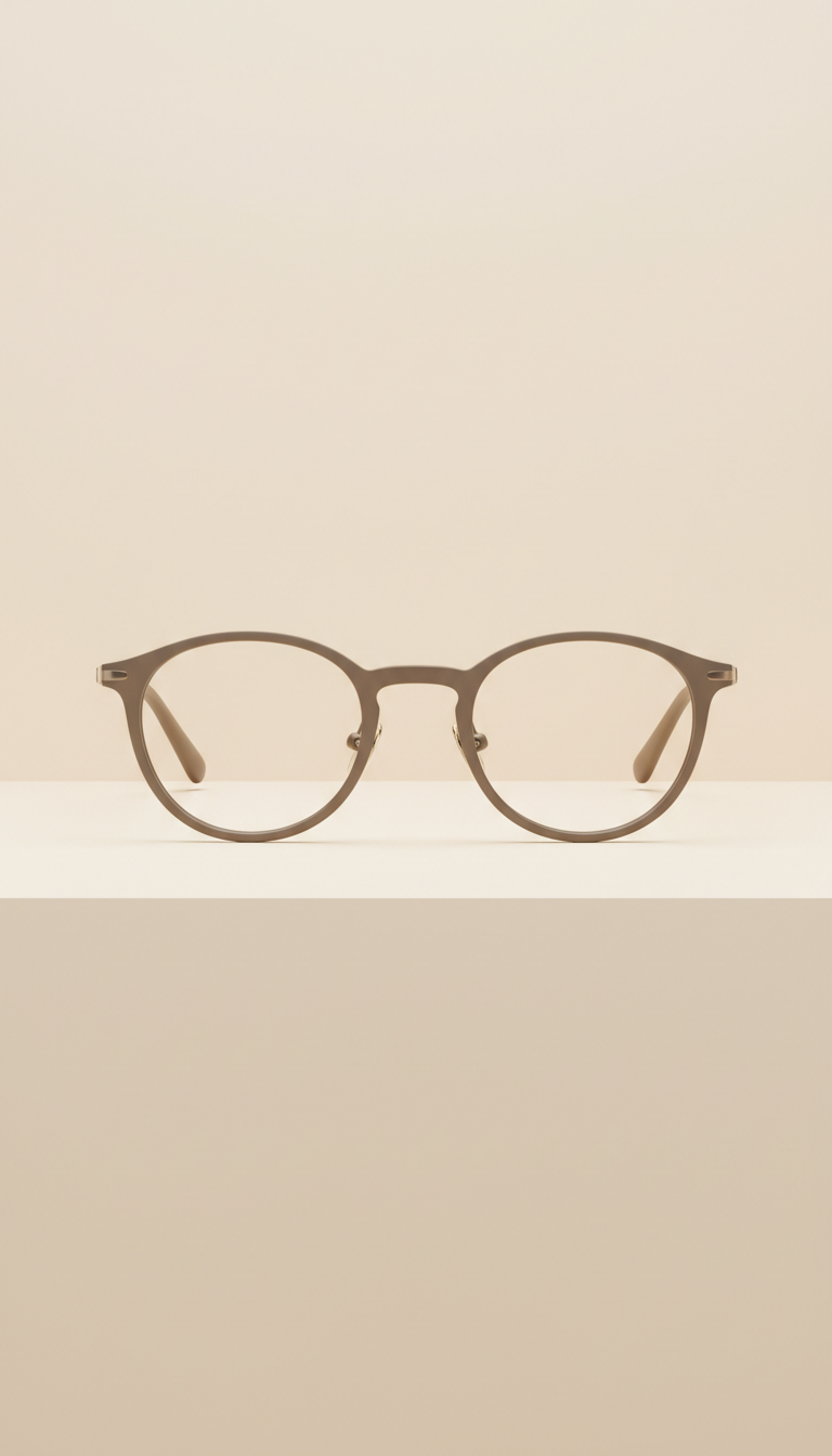 Champagne Gold Sunglasses with Tinted Lenses