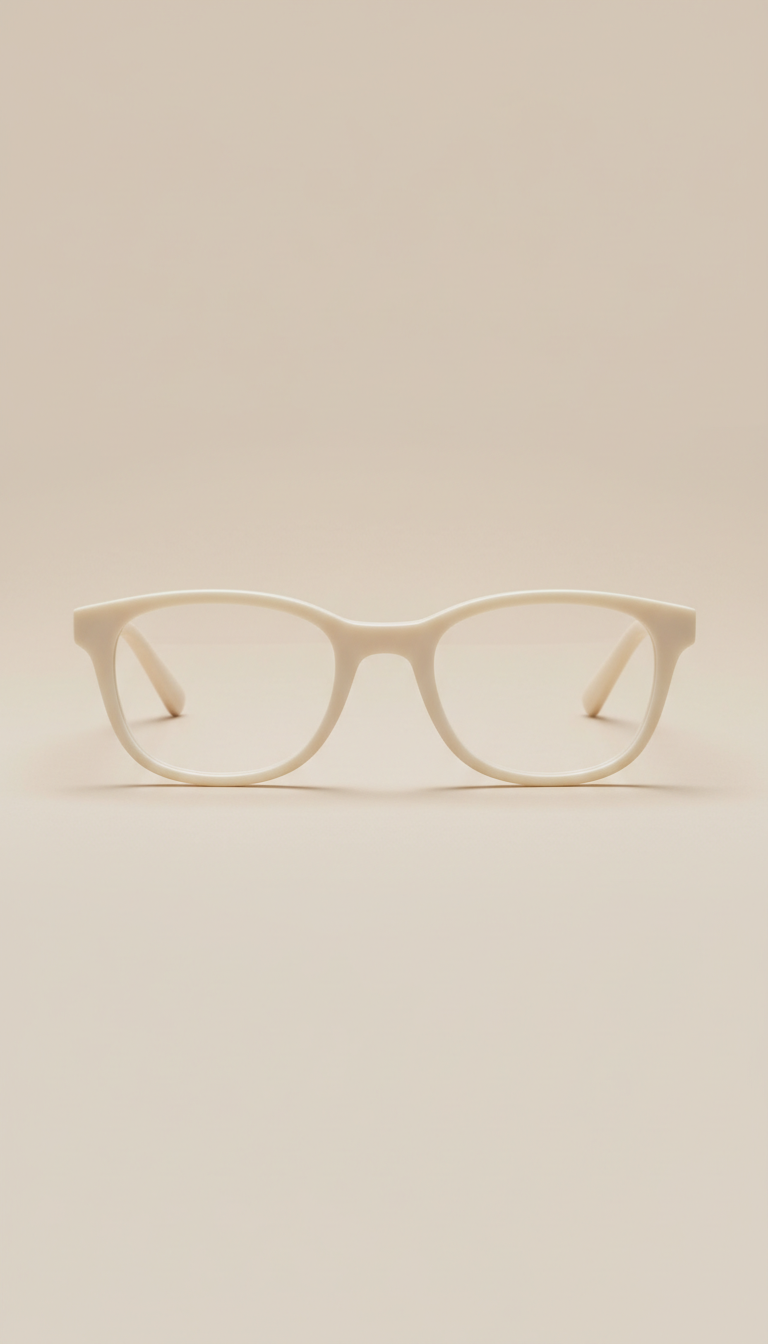 Acetate Sunglasses in Soft Ivory